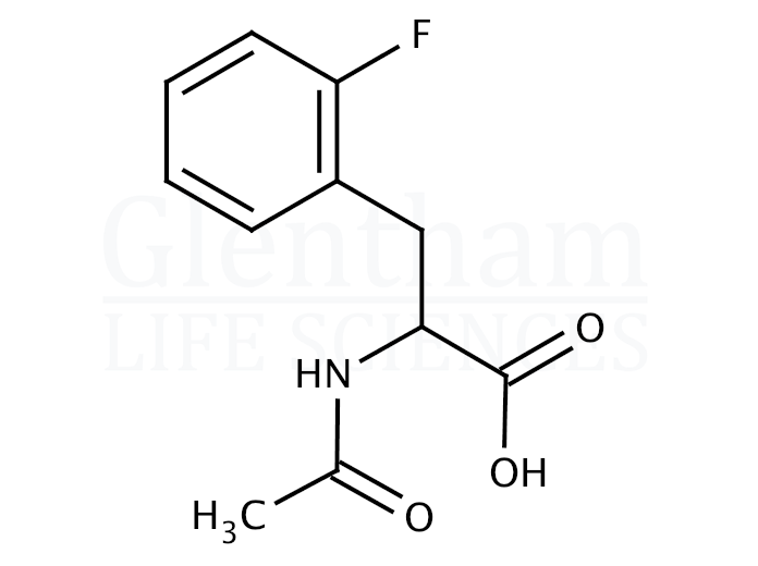 Structure for N-Acetyl-2-fluoro-DL-phenylalanine  
