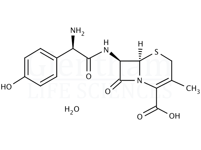 Structure for Cefadroxil monohydrate (66592-87-8)