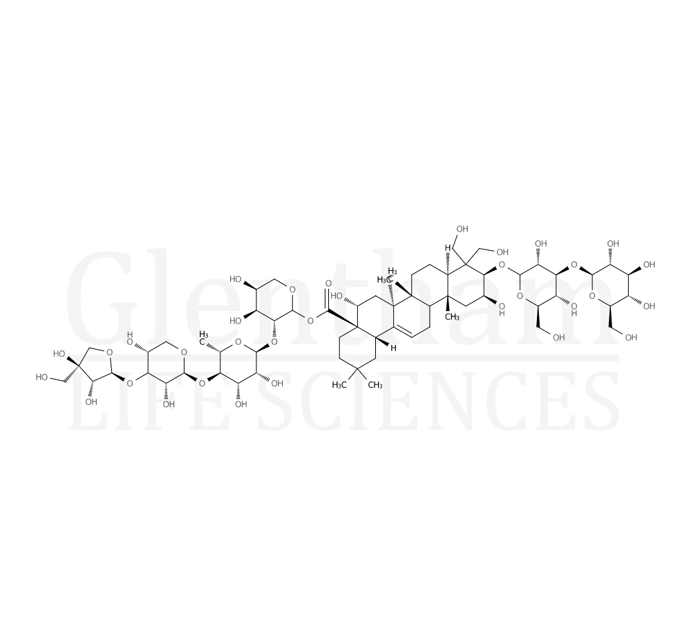 Structure for Platycodin D2 (66663-90-9)