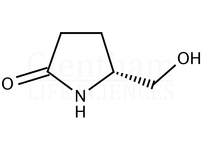 (R)-(-)-5-(Hydroxymethyl)-2-pyrrolidinone Structure