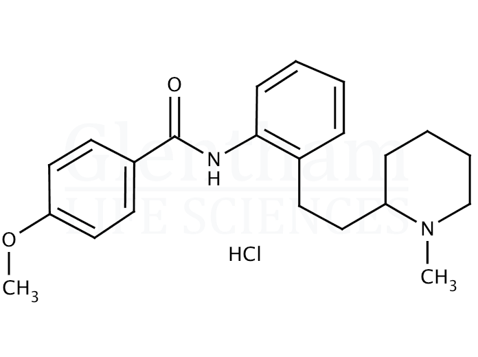 Structure for Encainide hydrochloride