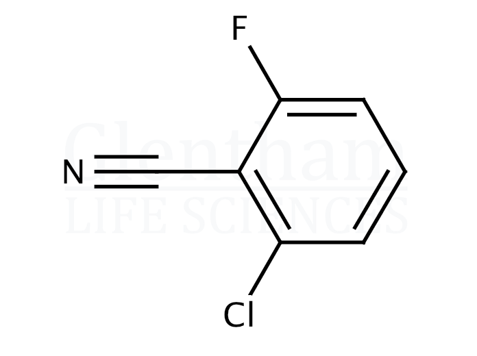 2-Chloro-6-fluorobenzonitrile Structure