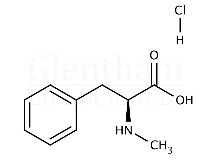 N-Methyl-L-phenylalanine hydrochloride Structure
