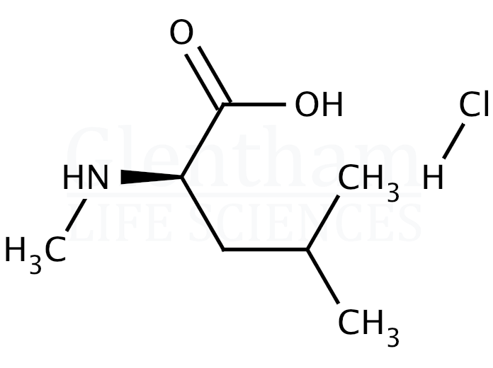 Structure for N-Methyl-L-leucine hydrochloride (66866-69-1)