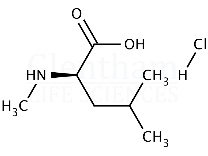 Structure for  N-Methyl-L-leucine hydrochloride  (66866-69-1)