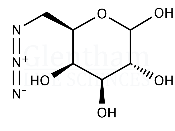 6-Azido-6-deoxy-D-galactose Structure