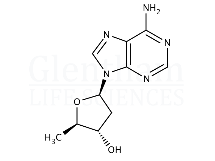 Structure for 2'',5''-Dideoxyadenosine (6698-26-6)