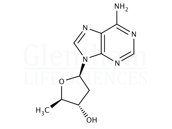 Structure for  2'',5''-Dideoxyadenosine  (6698-26-6)