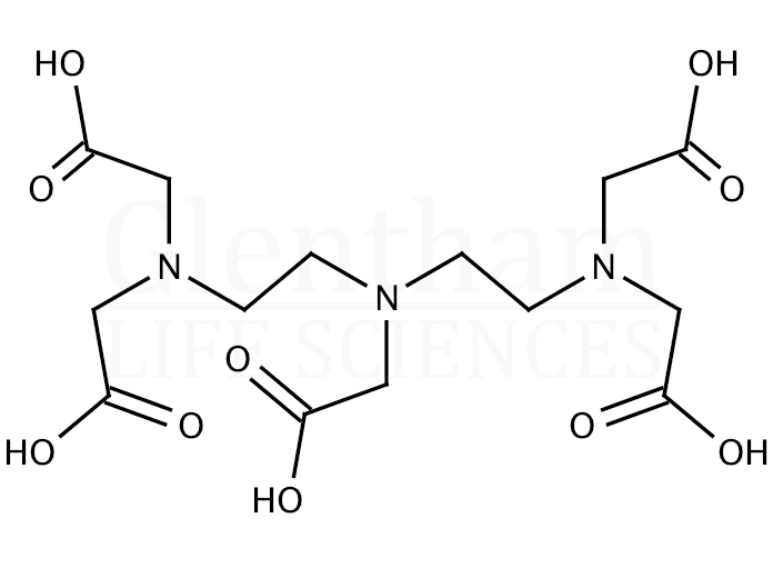 Diethylenetriamine pentaacetic acid Structure