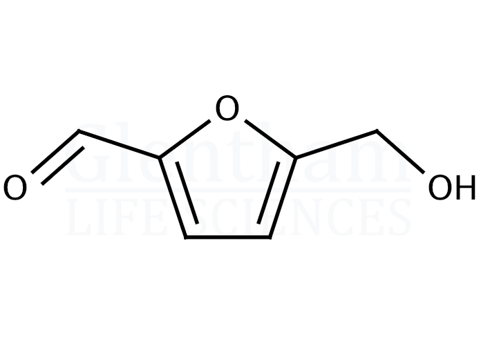 Structure for  5-(Hydroxymethyl)furfural, 96%  (67-47-0)