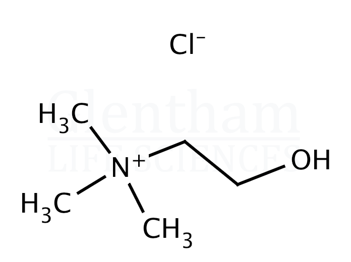 Choline chloride, USP grade Structure