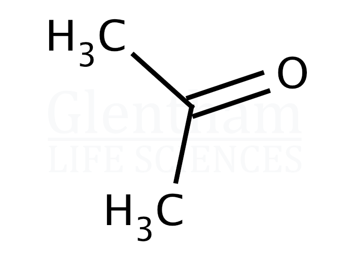 Strcuture for Acetone, 99.8%, for analysis