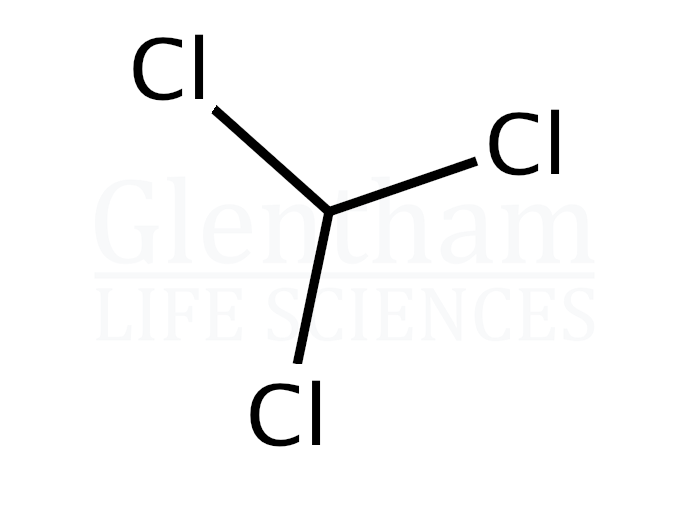 Chloroform, GlenPure™, analytical grade stabilised with ethanol Structure