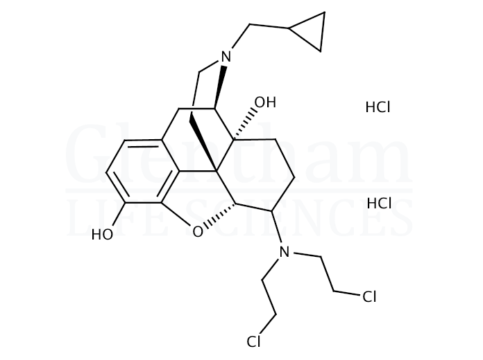β-Chlornaltrexamine dihydrochloride  Structure