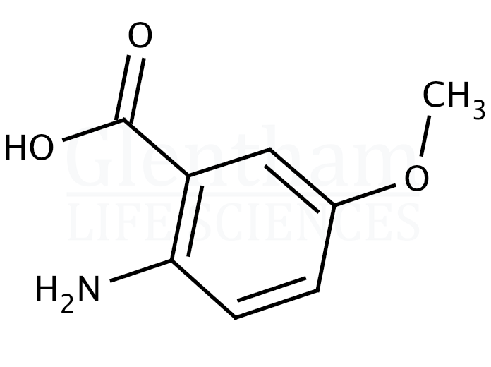 Structure for 2-Amino-5-methoxybenzoic acid 