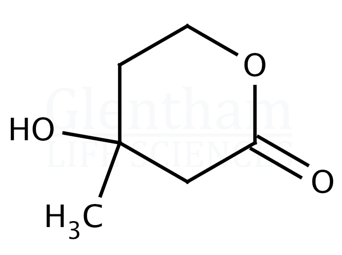 DL-Mevalonic acid lactone Structure