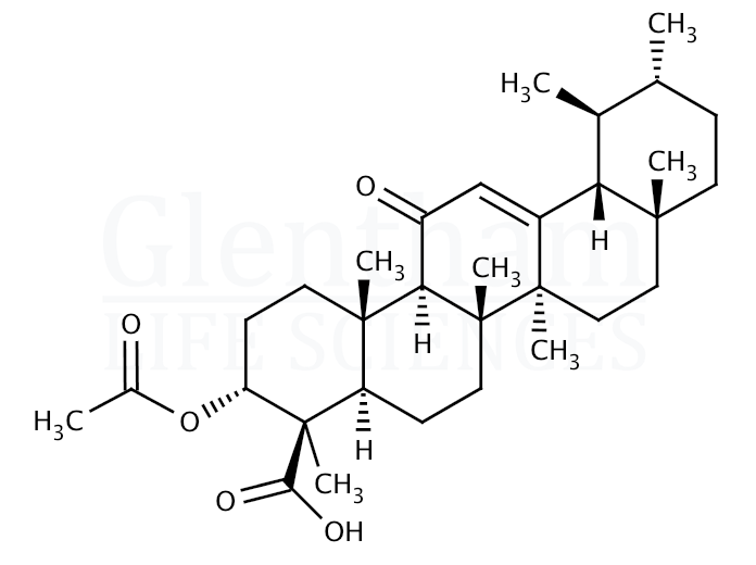 Structure for  3-O-Acetyl-11-keto-beta-boswellic acid  (67416-61-9)
