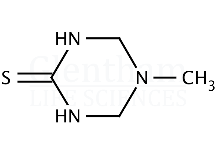1-Methylhexahydro-1,3,5-triazine-4-thione Structure