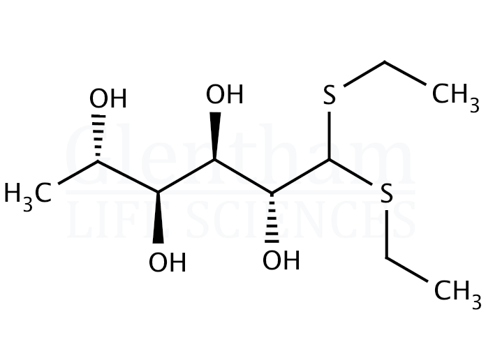 L-Rhamnose diethyl mercaptal Structure