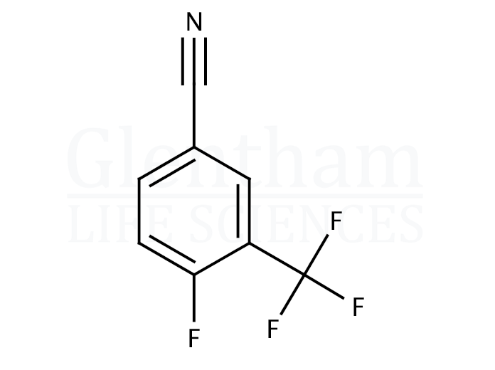 4-Fluoro-3-trifluoromethylbenzonitrile Structure