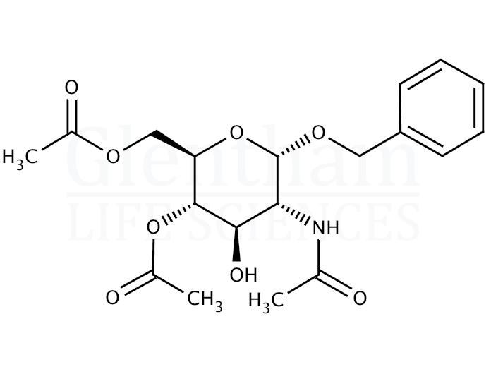 Structure for Benzyl 2-acetamido-4,6-di-O-acetyl-2-deoxy-a-D-glucopyranoside