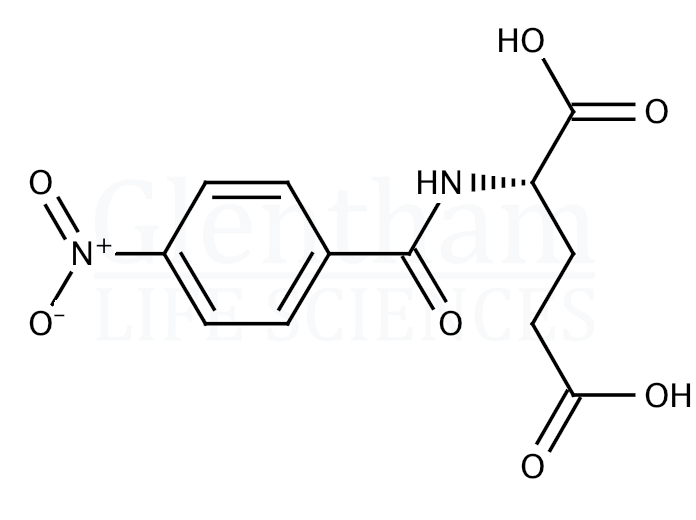 Structure for N-(4-Nitrobenzoyl)-L-glutamic acid hemihydrate  