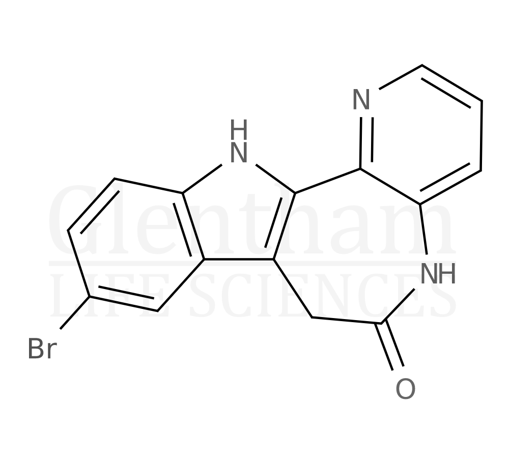 Structure for 1-Azakenpaullone (676596-65-9)