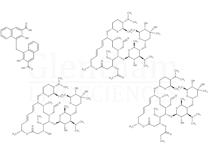 Structure for Spiramycin embonate