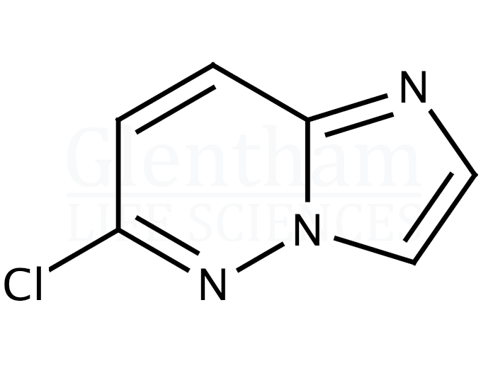 Structure for 6-Chloroimidazo(2,1-f)pyridazine
