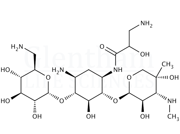 Structure for Isepamicin sulfate (67814-76-0)