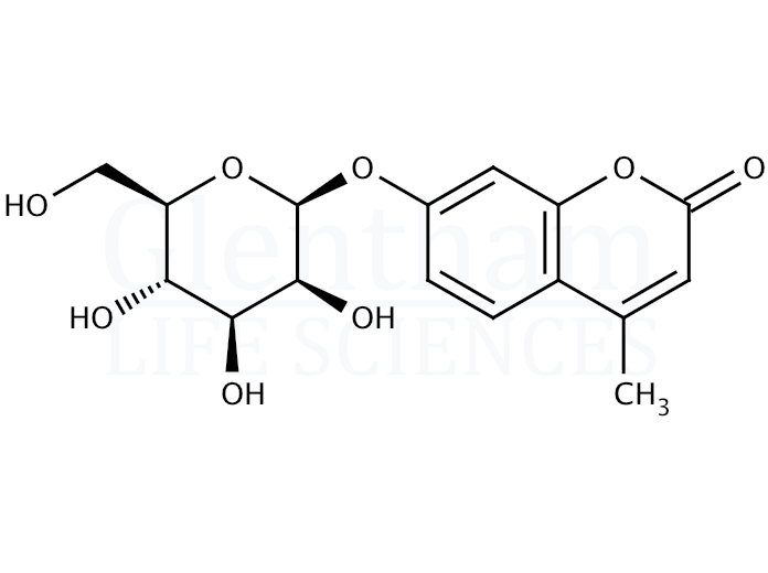 Structure for 4-Methylumbelliferyl b-D-mannopyranoside