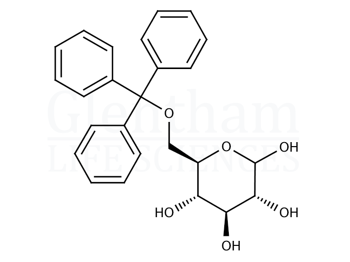 6-O-Trityl-D-glucose Structure