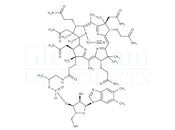 Large structure for Vitamin B12, pyrogen free (68-19-9)