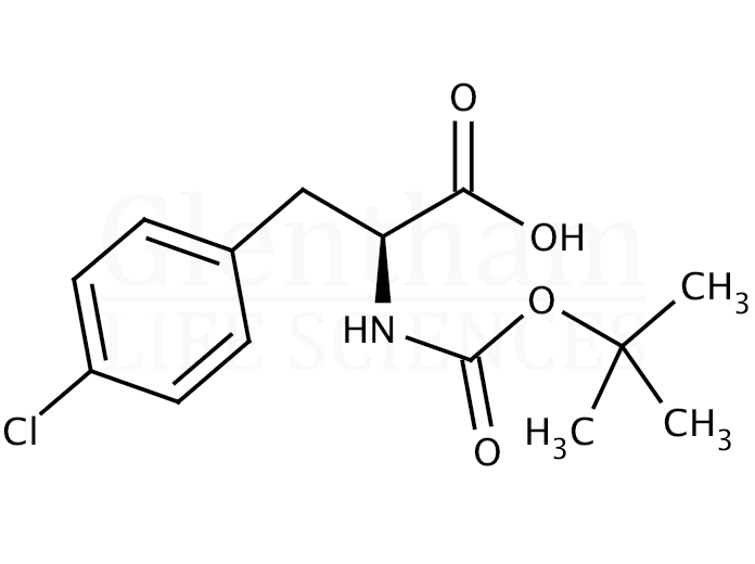 Structure for Boc-Phe(4-Cl)-OH
