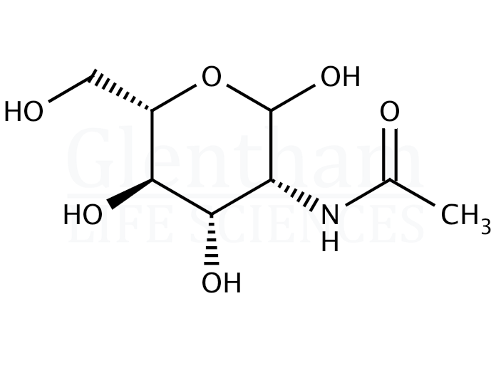 2-Acetamido-2-deoxy-L-mannopyranose Structure