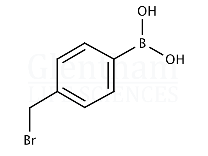 Structure for  4-Bromomethylphenylboronic acid  (68162-47-0)