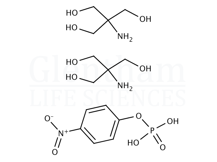 4-Nitrophenyl phosphate bis(tris(hydroxymethyl)amino methane) Structure