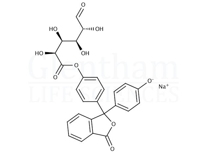 Phenophthalein glucuronide sodium salt Structure