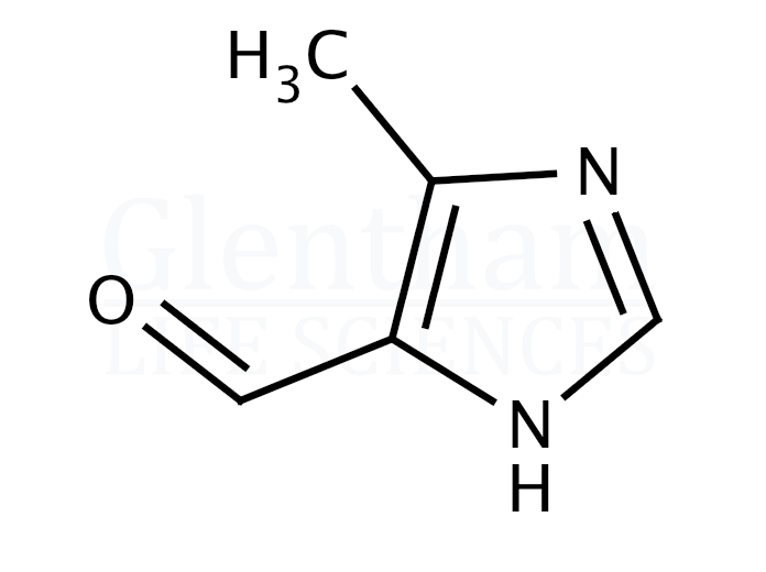 4-Methyl-5-imidazolecarboxaldehyde Structure