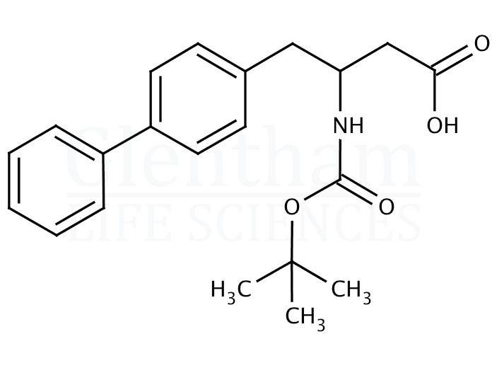 Structure for (±)-3-(Boc-amino)-4-(4-biphenylyl)butyric acid   (683219-74-1)