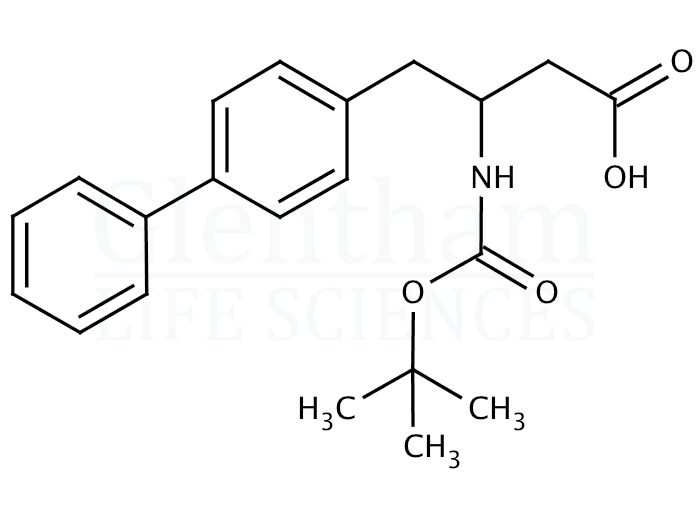 (±)-3-(Boc-amino)-4-(4-biphenylyl)butyric acid   Structure