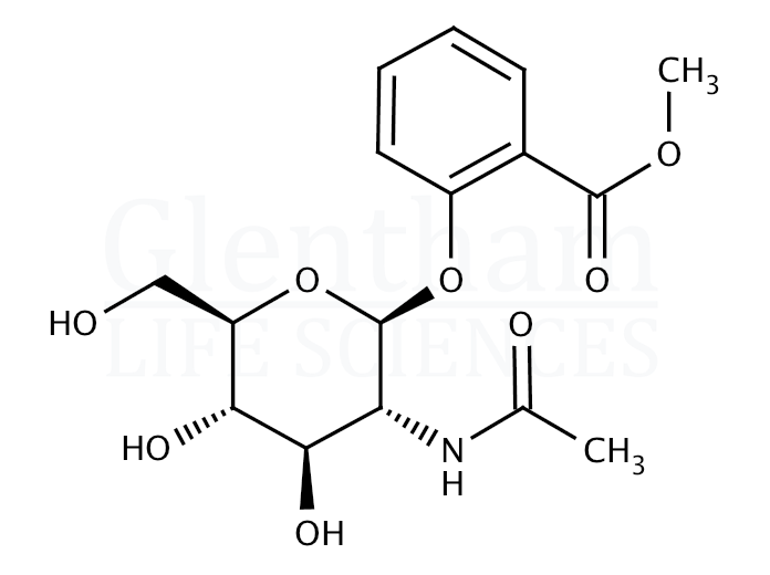 2-Methoxycarbonylphenyl 2-acetamido-2-deoxy-b-D-glucopyranoside Structure