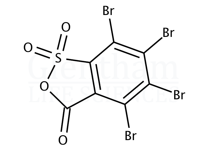 Structure for Tetrabromo-2-sulfobenzoic acid cyclic anhydride
