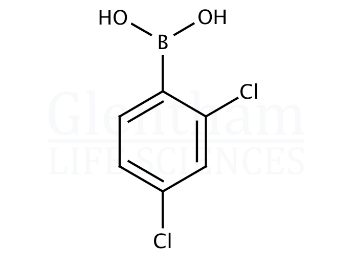 2,4-Dichlorophenylboronic acid Structure