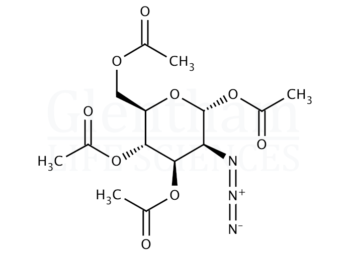 1,3,4,6-Tetra-O-acetyl-2-azido-2-deoxy-a-D-mannopyranose Structure
