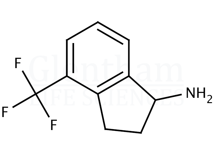 Structure for  4-Trifluoromethyl-indan-1-ylamine  (68755-43-1)