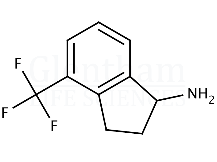 4-Trifluoromethyl-indan-1-ylamine Structure