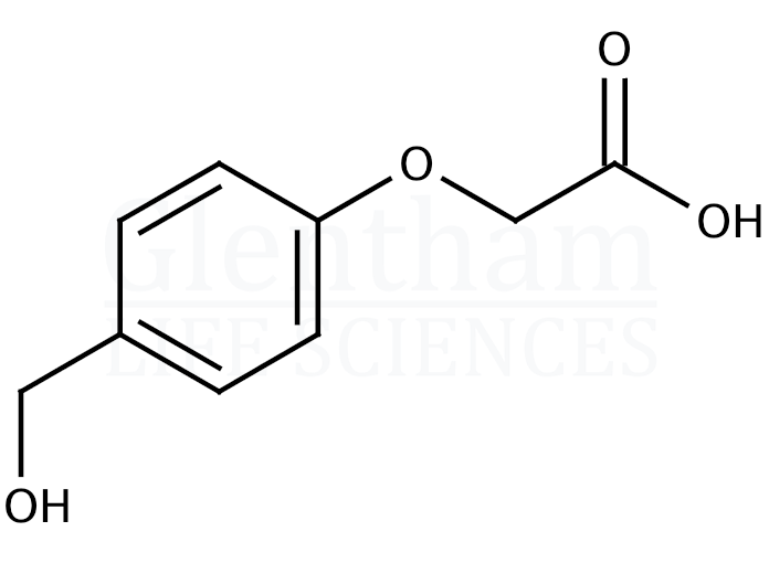 HMP Linker (4-(Hydroxymethyl)phenoxyacetic acid) Structure