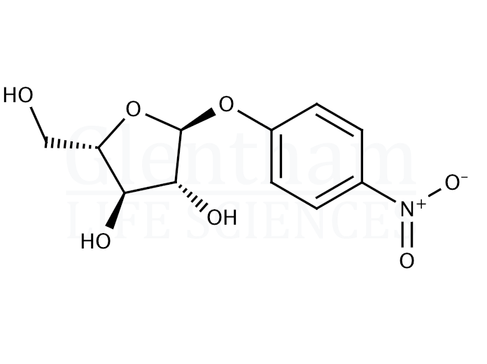 4-Nitrophenyl a-L-arabinofuranoside Structure