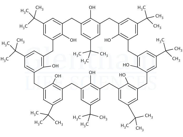 Structure for  4-tert-Butylcalix(8)arene  (68971-82-4)